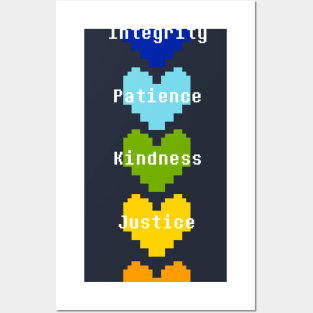 Undertale Human souls Posters and Art